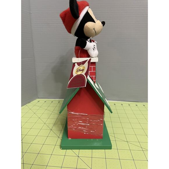 Disney Mickey Mouse Santa Wood Chimney Countdown Christmas Advent Calendar - Picture 4 of 7